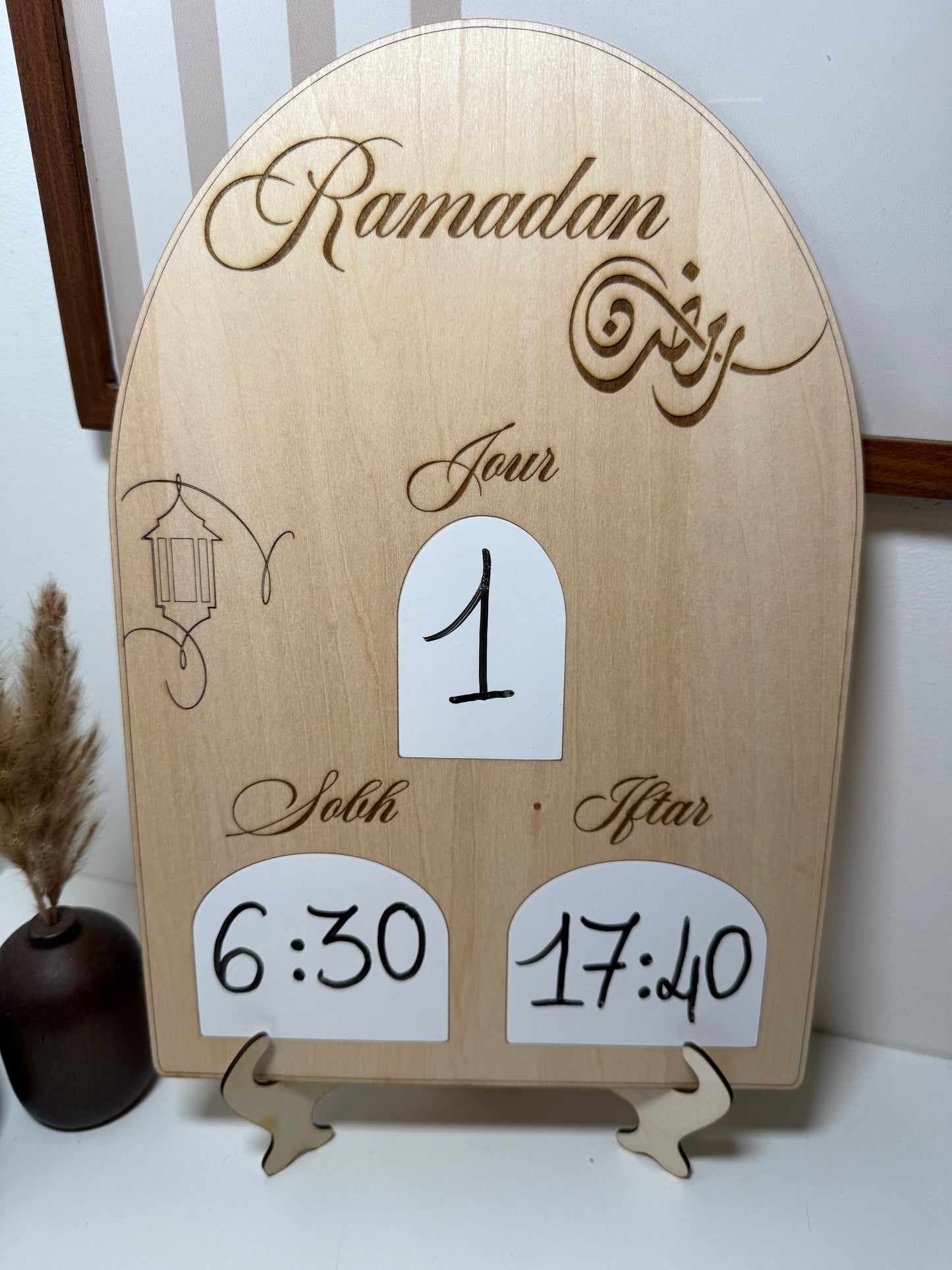 Calendrier Ramadan Effaçable