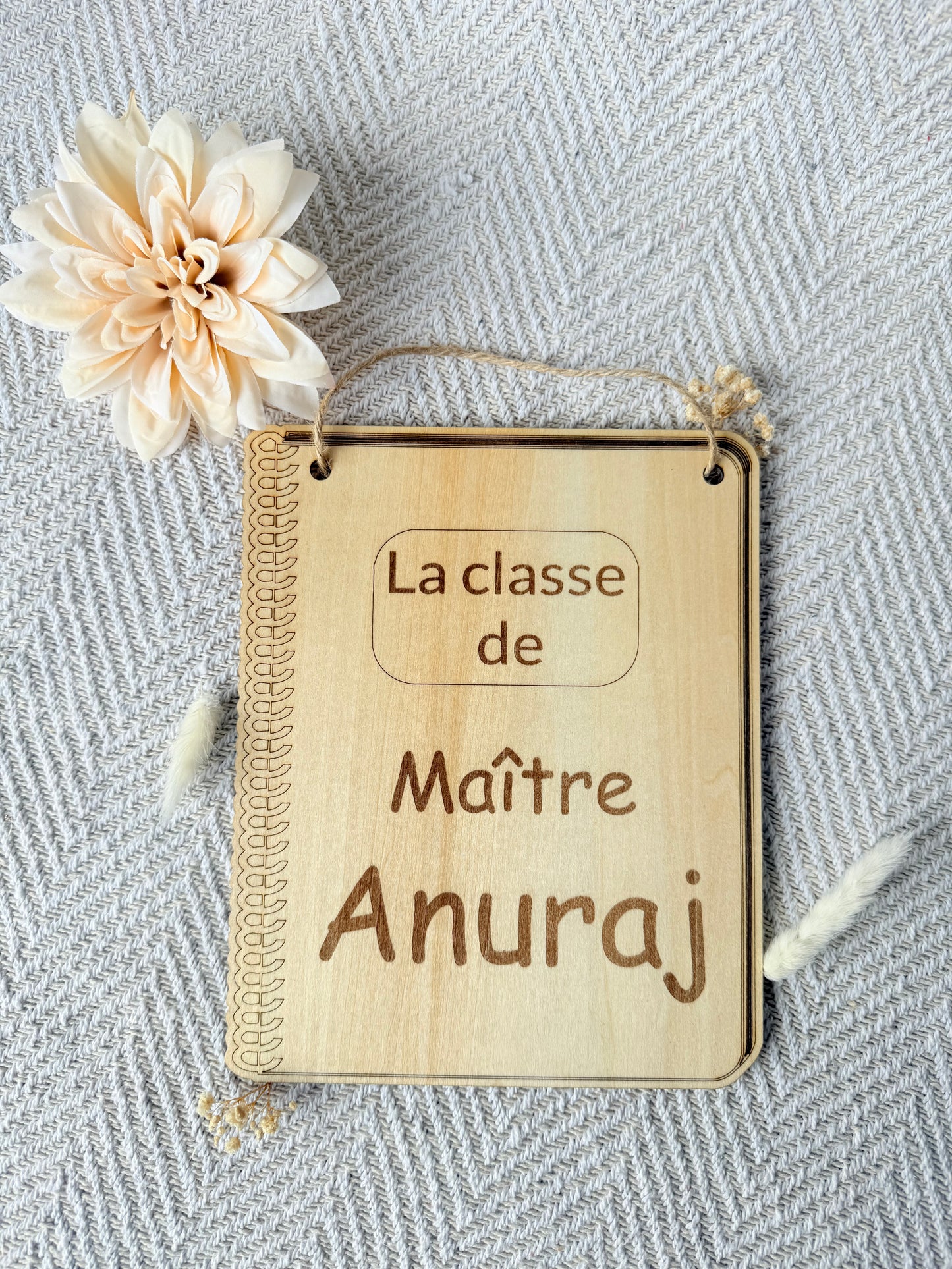 Plaque de porte
