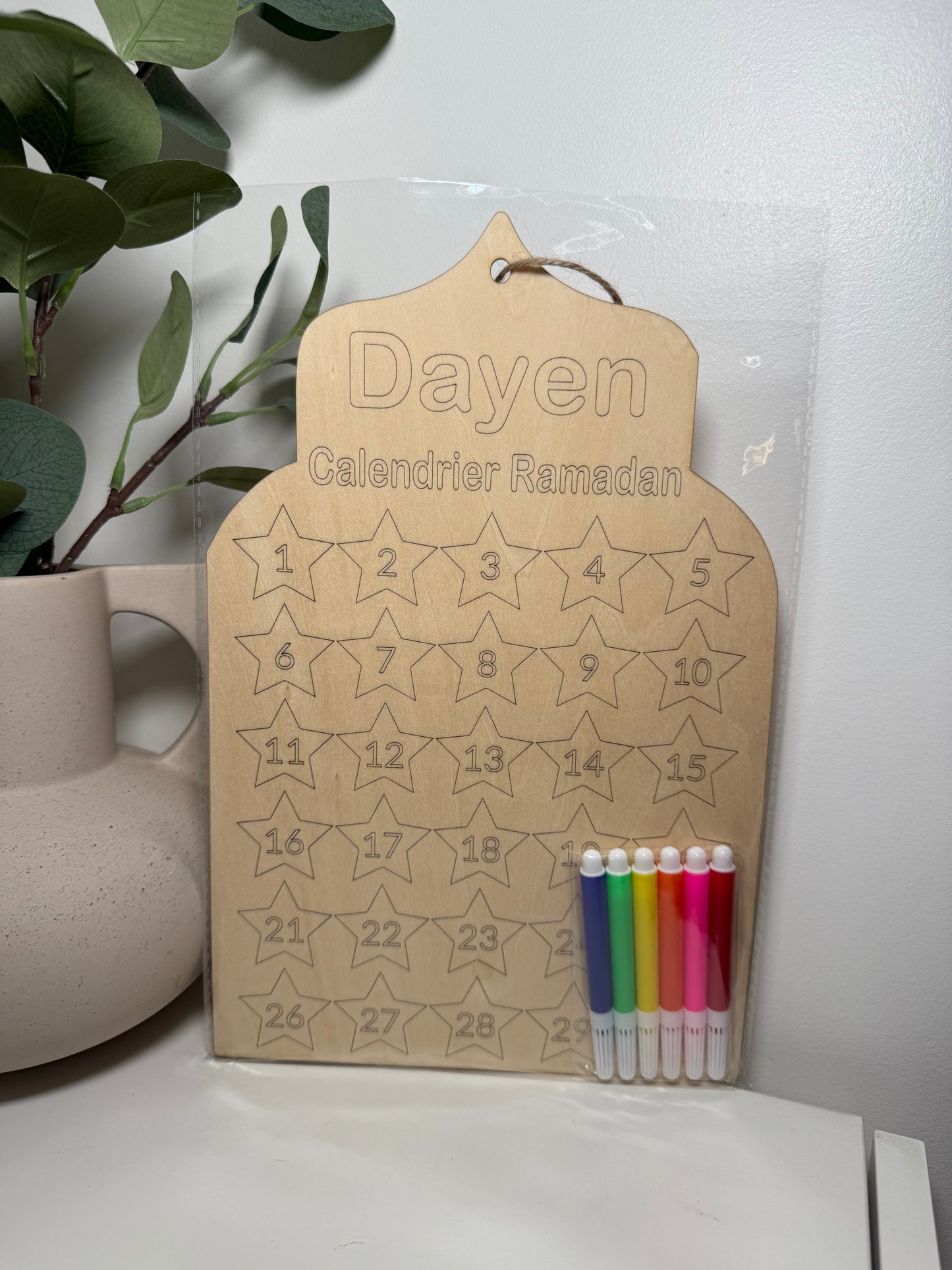 Calendrier ramadan