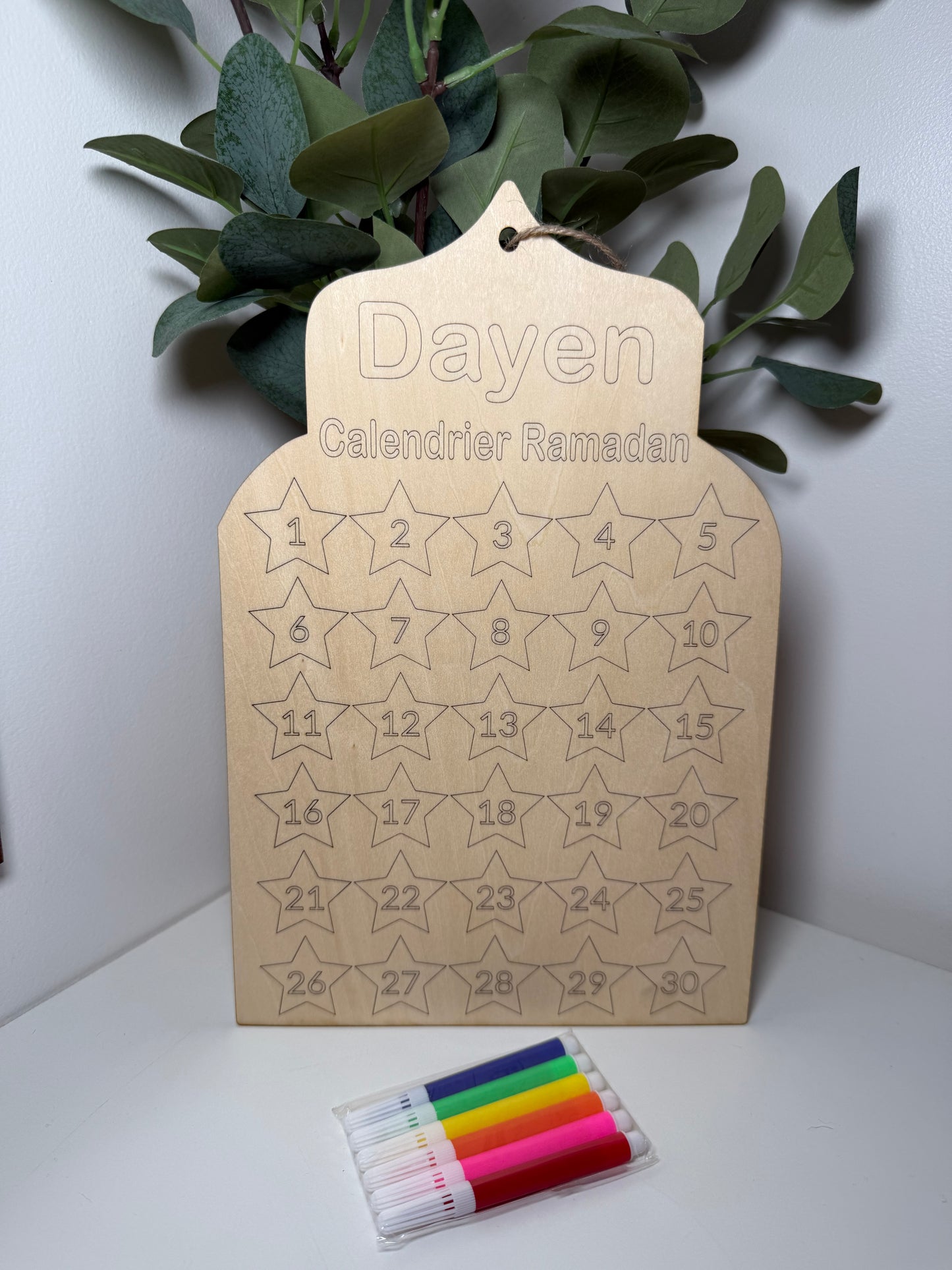 Calendrier ramadan