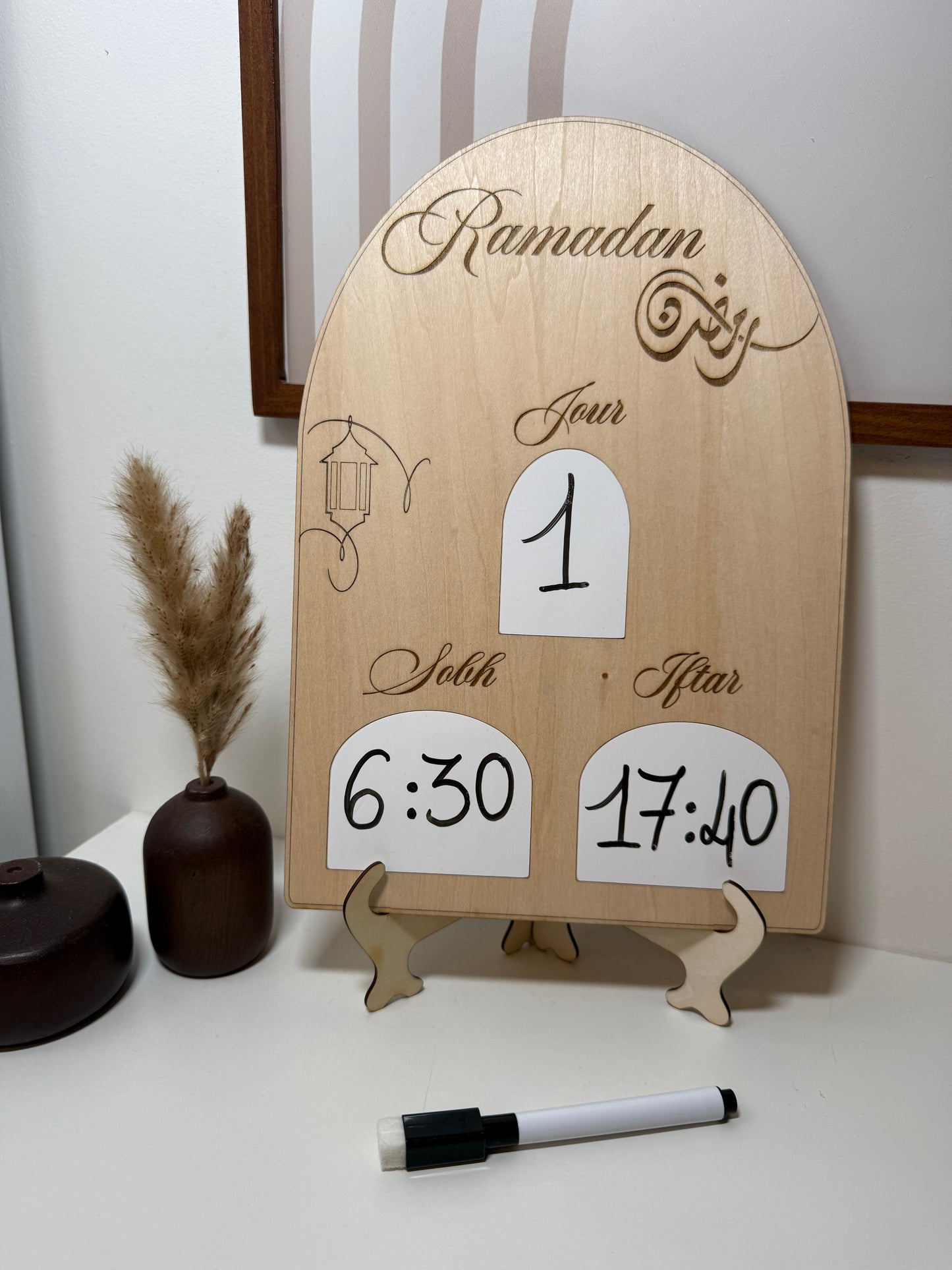 Calendrier Ramadan Effaçable