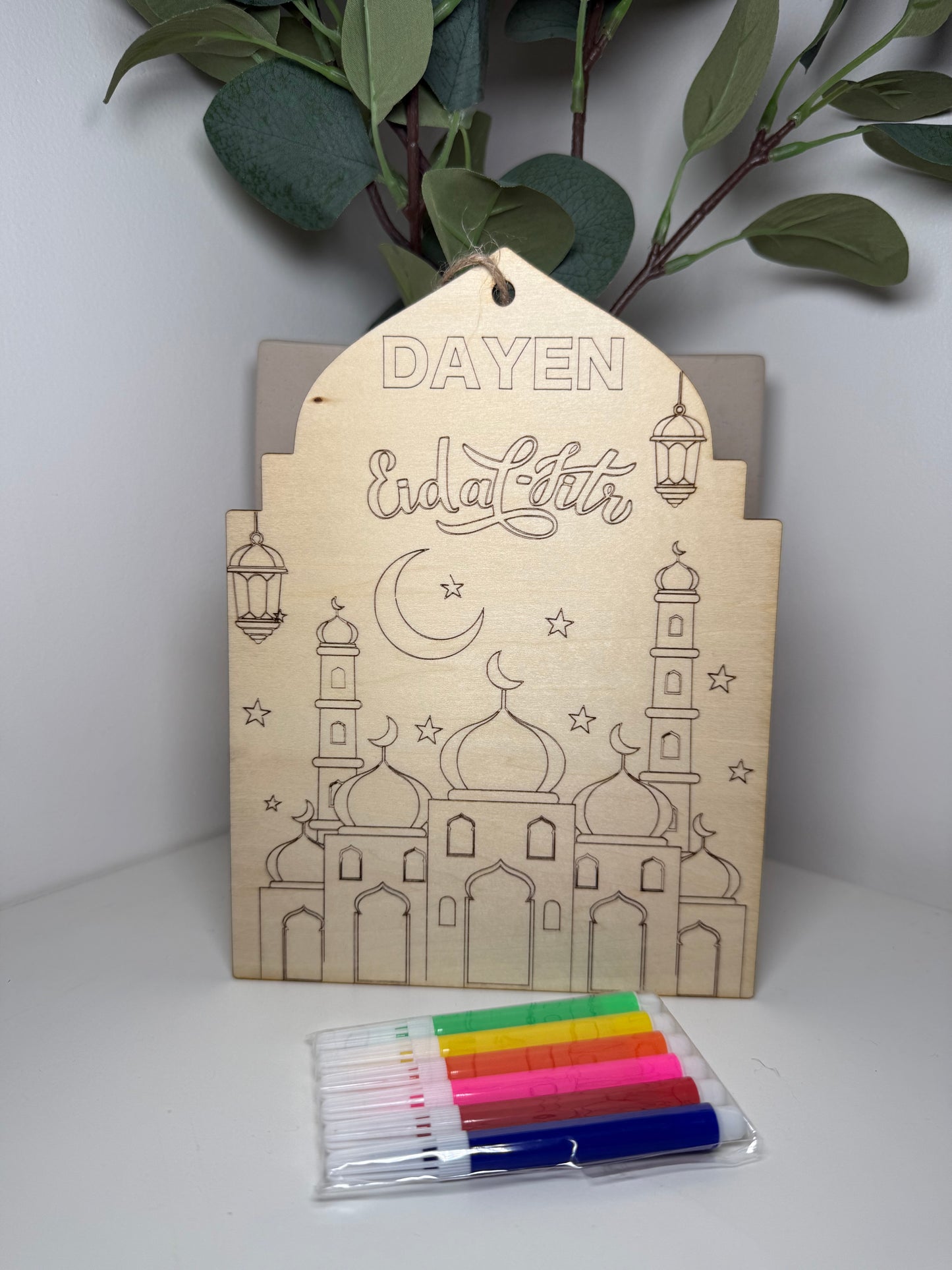 Plaque Activité enfant