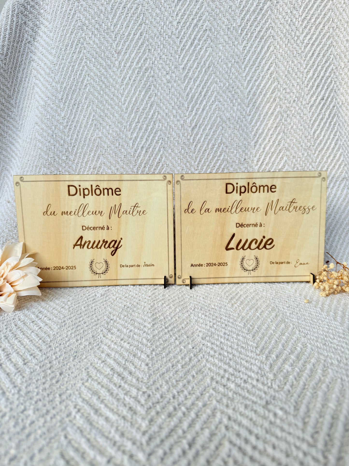 Diplôme personnalisé